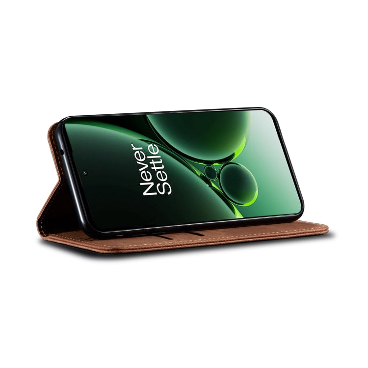 For OnePlus Ace 2V / Nord 3 Denim Texture Flip Leather Phone Case