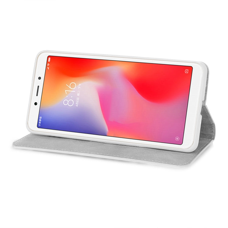 For Xiaomi Redmi 6 / 6A Glitter Powder Horizontal Flip Leather Case with Card Slots & Holder & Lanyard