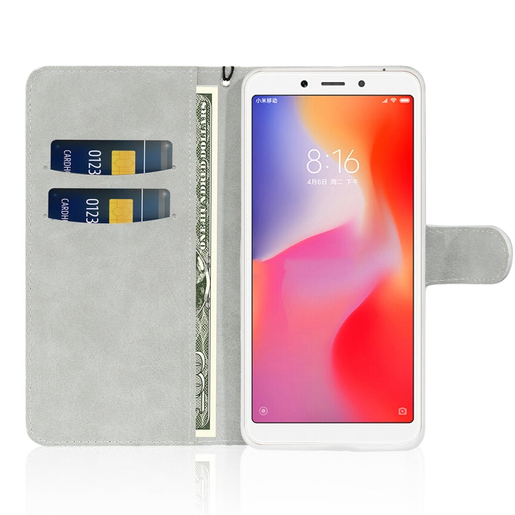 For Xiaomi Redmi 6 / 6A Glitter Powder Horizontal Flip Leather Case with Card Slots & Holder & Lanyard