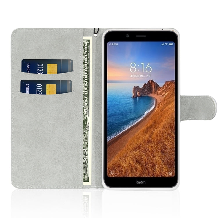For Xiaomi Redmi 7A Glitter Powder Horizontal Flip Leather Case with Card Slots & Holder & Lanyard