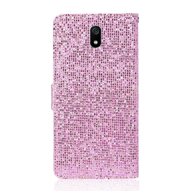 For Xiaomi Redmi 8A Glitter Powder Horizontal Flip Leather Case with Card Slots & Holder & Lanyard