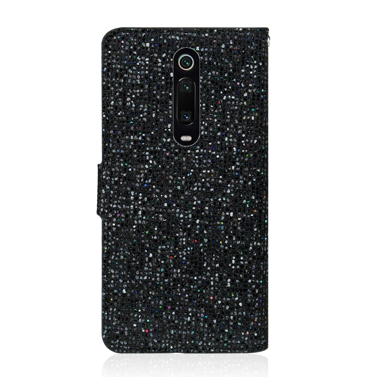 For Xiaomi Redmi K20 / K20 Pro Glitter Powder Horizontal Flip Leather Case with Card Slots & Holder & Lanyard