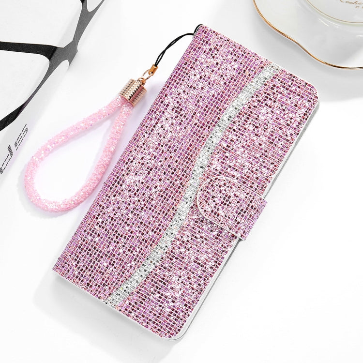 For Xiaomi Redmi K20 / K20 Pro Glitter Powder Horizontal Flip Leather Case with Card Slots & Holder & Lanyard