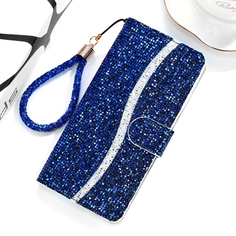 For Xiaomi Redmi K20 / K20 Pro Glitter Powder Horizontal Flip Leather Case with Card Slots & Holder & Lanyard