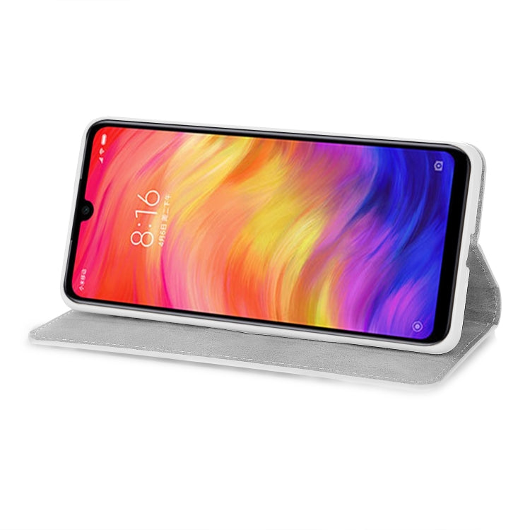 For Xiaomi Redmi Note 7 Pro Glitter Powder Horizontal Flip Leather Case with Card Slots & Holder & Lanyard