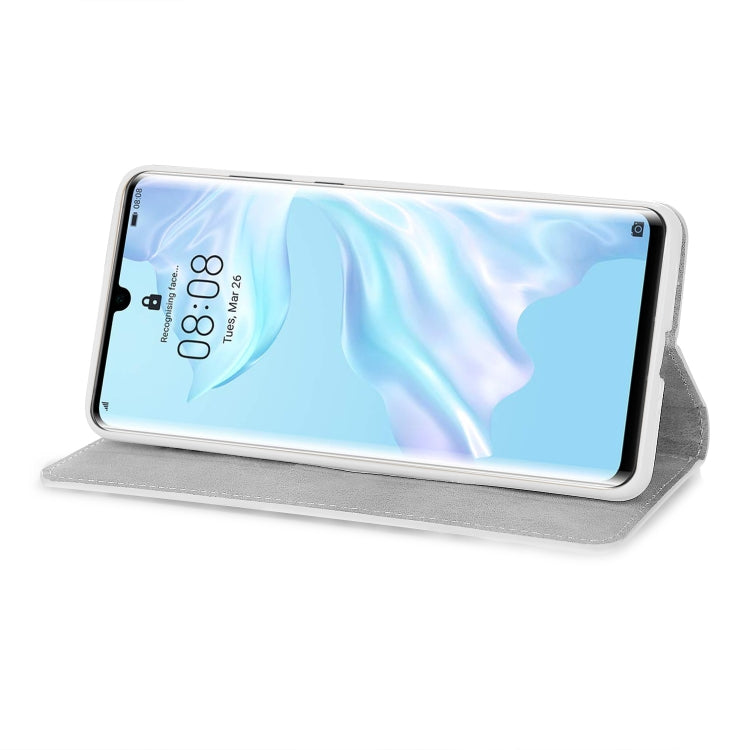 For Huawei P30 Pro Glitter Powder Horizontal Flip Leather Case with Card Slots & Holder & Lanyard