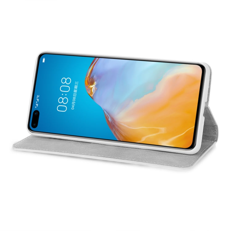 For Huawei P40 Pro Glitter Powder Horizontal Flip Leather Case with Card Slots & Holder & Lanyard