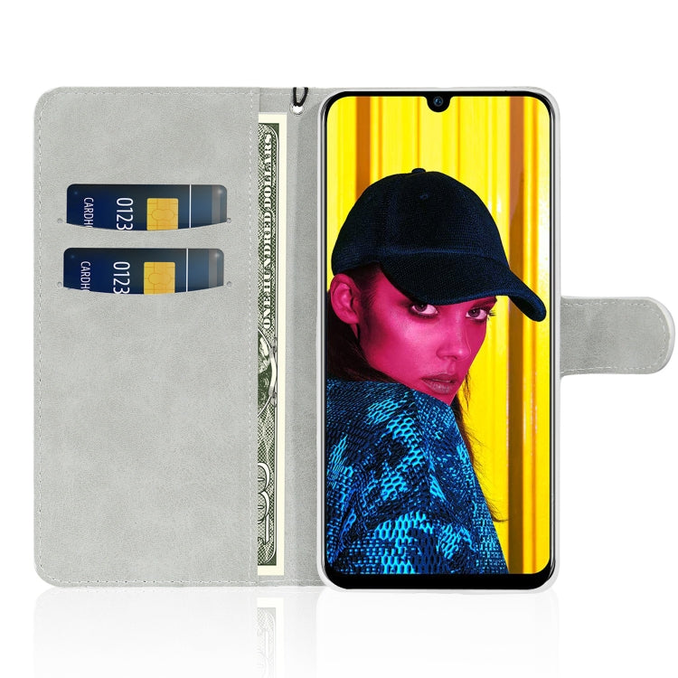 For Huawei P Smart (2019) Glitter Powder Horizontal Flip Leather Case with Card Slots & Holder & Lanyard