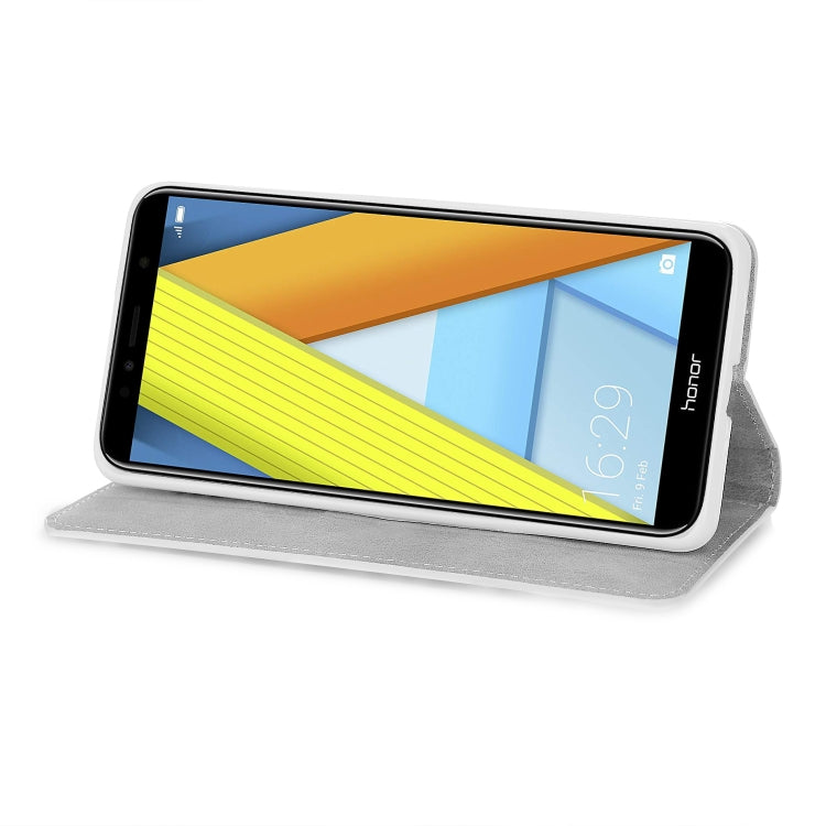 For Huawei Honor 7A Glitter Powder Horizontal Flip Leather Case with Card Slots & Holder & Lanyard