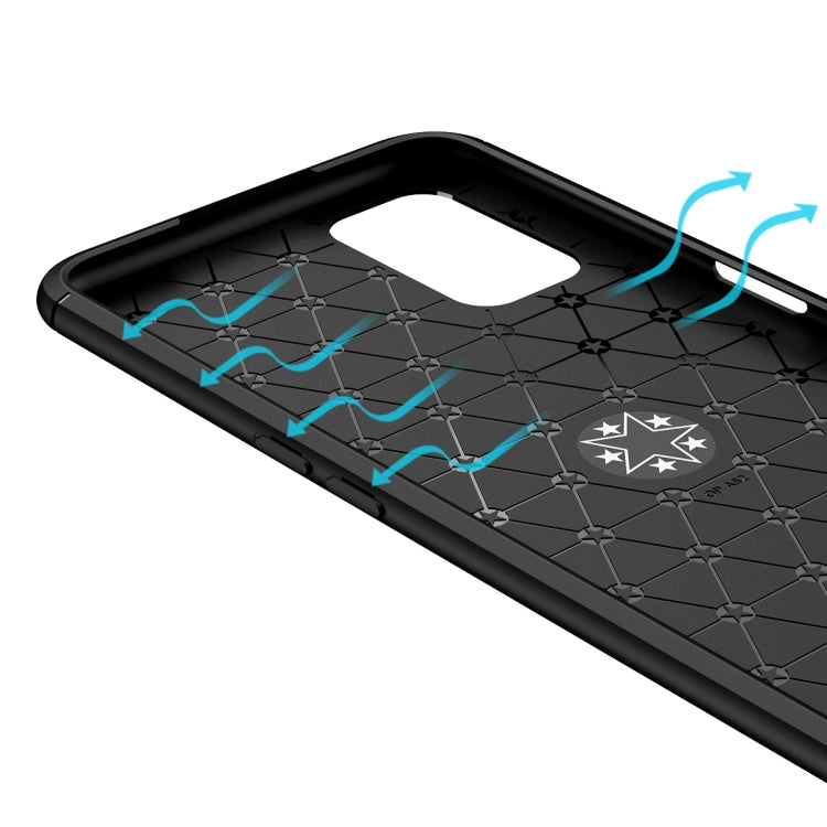 For OPPO A52 Lenuo Shockproof TPU Protective Case with Invisible Holder