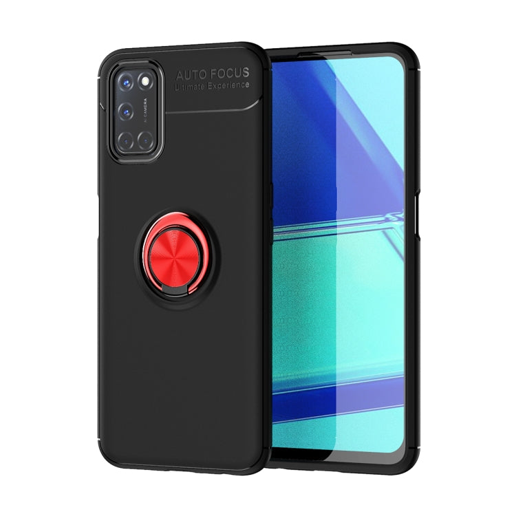 For OPPO A52 Lenuo Shockproof TPU Protective Case with Invisible Holder