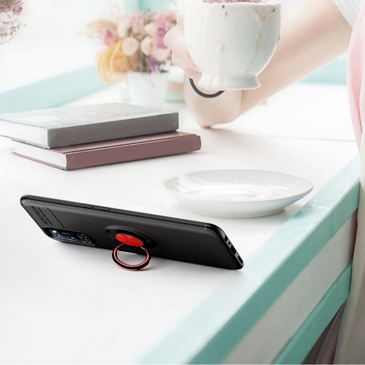 For OPPO A52 Lenuo Shockproof TPU Protective Case with Invisible Holder