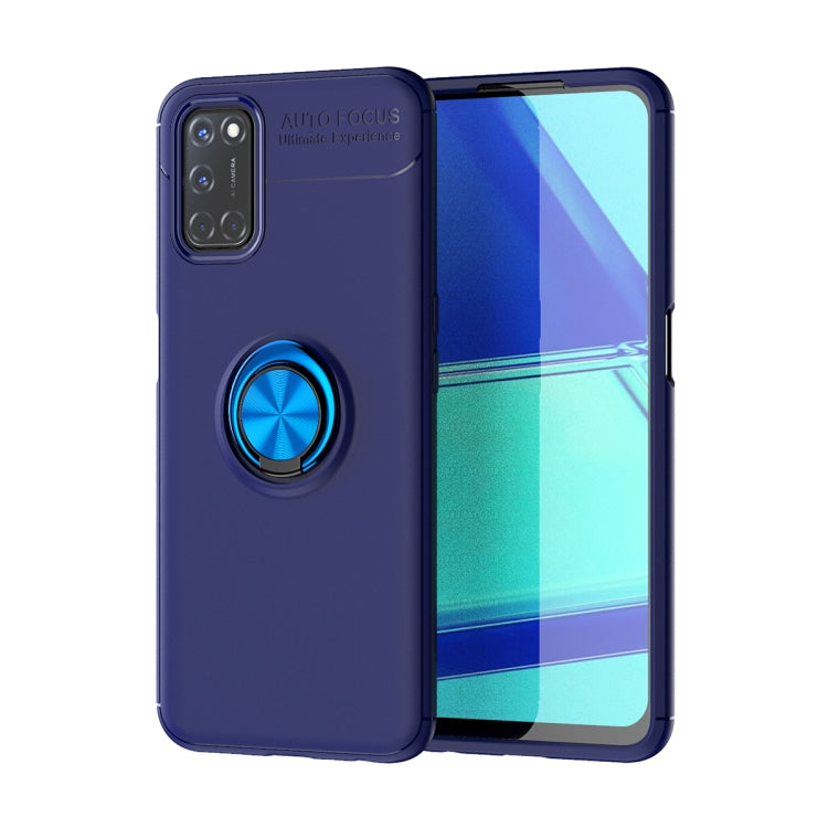 For OPPO A52 Lenuo Shockproof TPU Protective Case with Invisible Holder