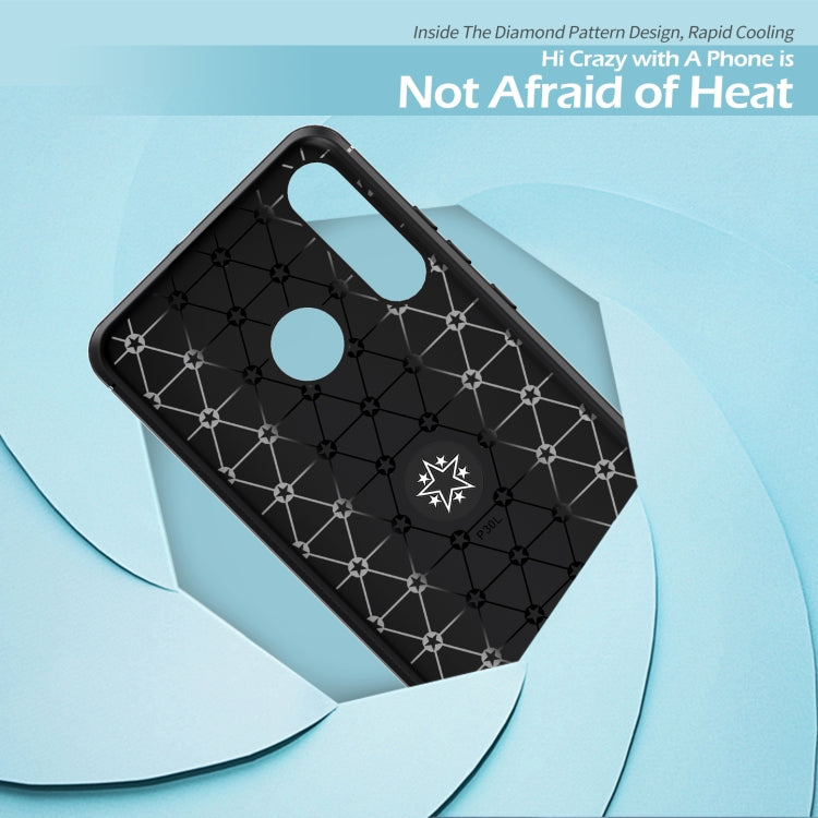 For Huawei Y6P Lenuo Shockproof TPU Protective Case with Invisible Holder