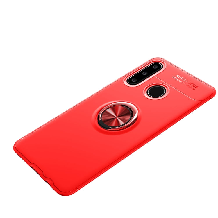 For Huawei Y6P Lenuo Shockproof TPU Protective Case with Invisible Holder