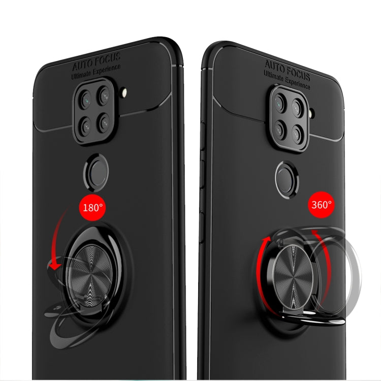 For Xiaomi Redmi Note 9 Lenuo Shockproof TPU Protective Case with Invisible Holder