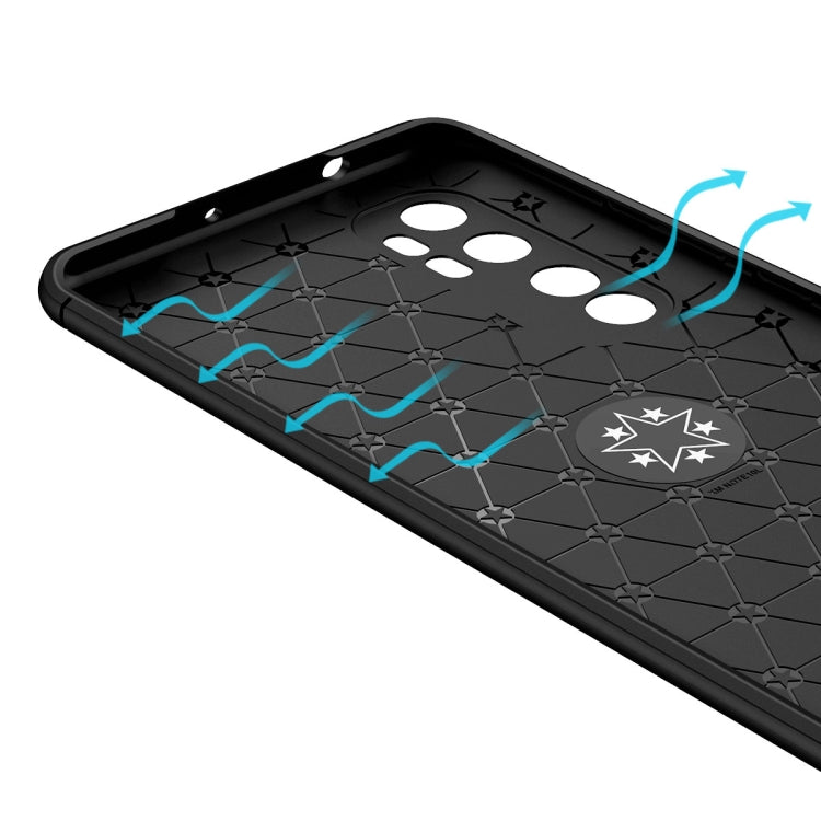 For Xiaomi Redmi Note 10 Lite Lenuo Shockproof TPU Protective Case with Invisible Holder