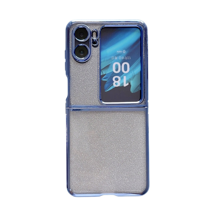 For OPPO Find N2 Flip Electroplating TPU Glitter Powder Phone Case