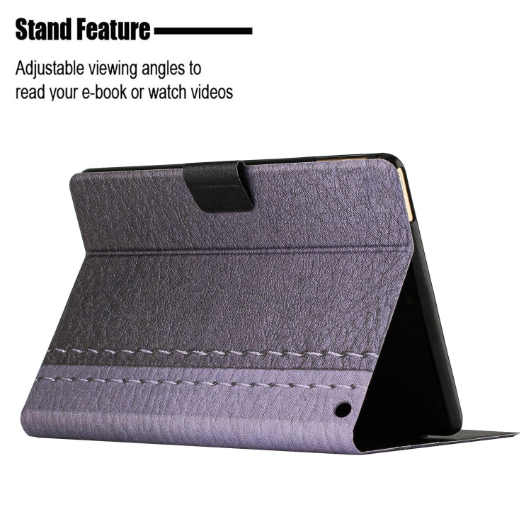 For Amazon Kindle Fire Max 11 Solid Color Stitching Smart Leather Tablet Case