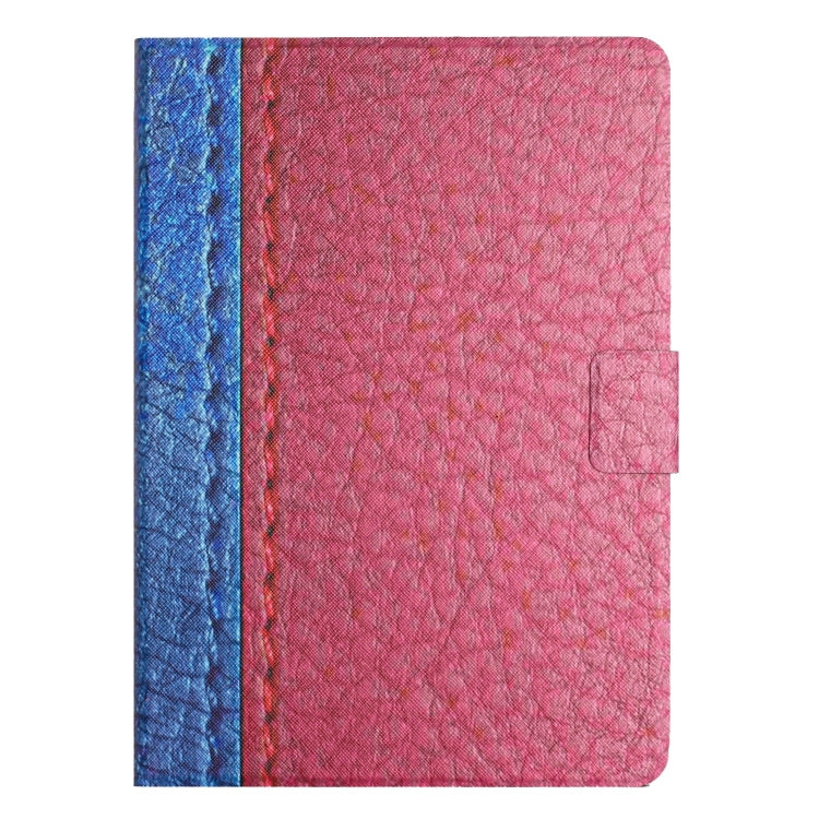 For Amazon Kindle Fire Max 11 Solid Color Stitching Smart Leather Tablet Case