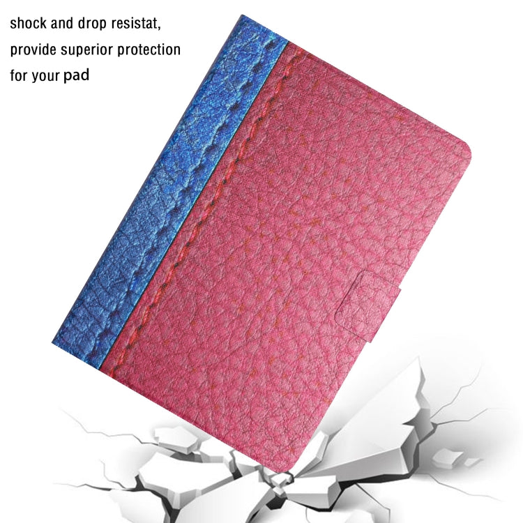 For Amazon Kindle Fire Max 11 Solid Color Stitching Smart Leather Tablet Case