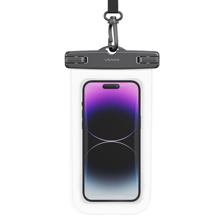 USAMS US-YD012 6.7 inch Transparent IP68 Waterproof Swimming Cell Phone Bag