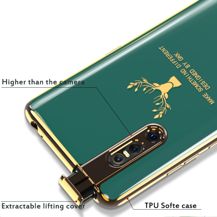 For Vivo X27 GKK PC + Solid Color Plating Protective Case