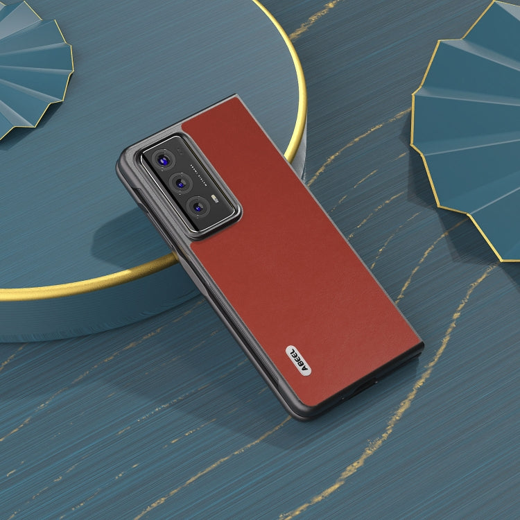 For Honor Magic V2 Haze Texture PU Phone Case