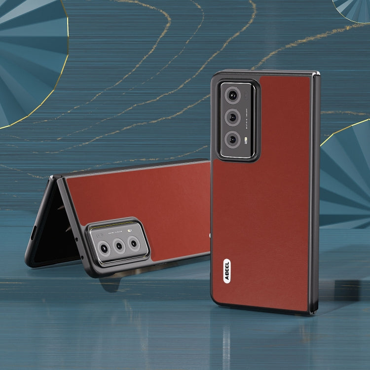 For Honor Magic V2 Haze Texture PU Phone Case