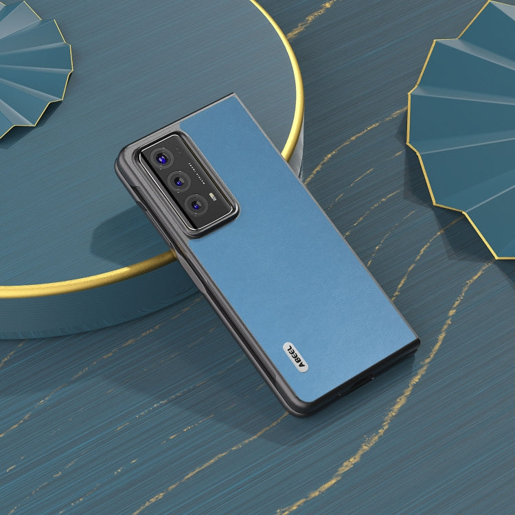 For Honor Magic V2 Haze Texture PU Phone Case