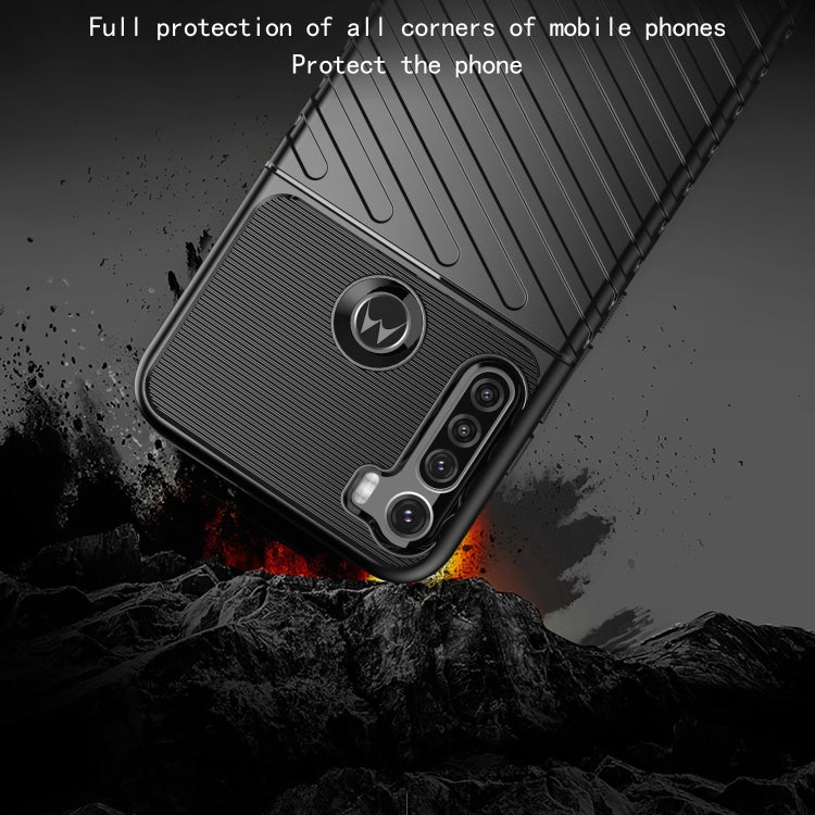 For Motorola Moto One Fusion Plus Thunderbolt Shockproof TPU Protective Soft Case