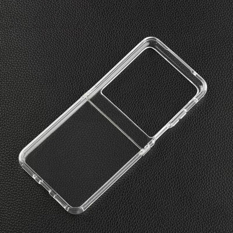 For Motorola Razr 40 Ultra Transparent TPU Hinge Shockproof Protective Phone Case