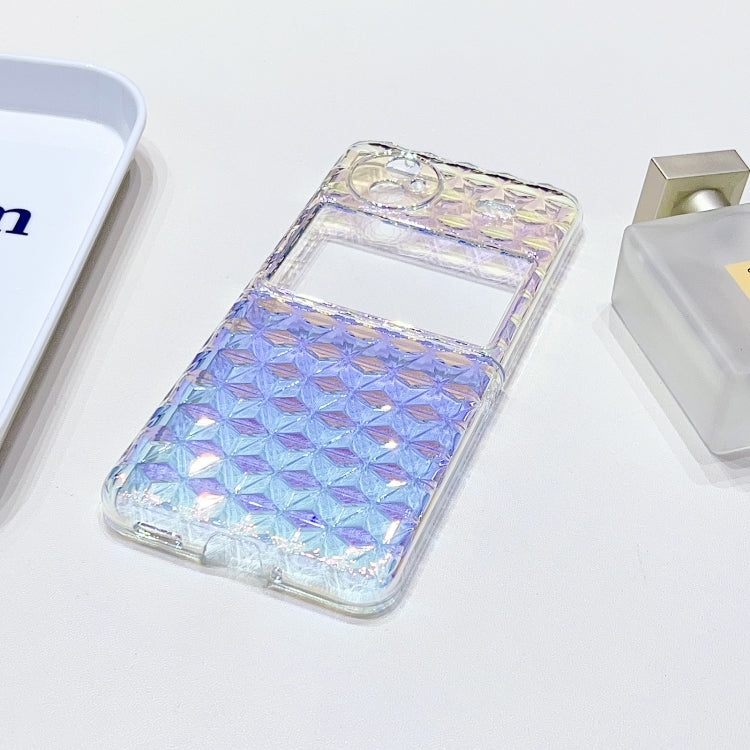 For vivo X Flip Colorful Diamond Texture PC Phone Case