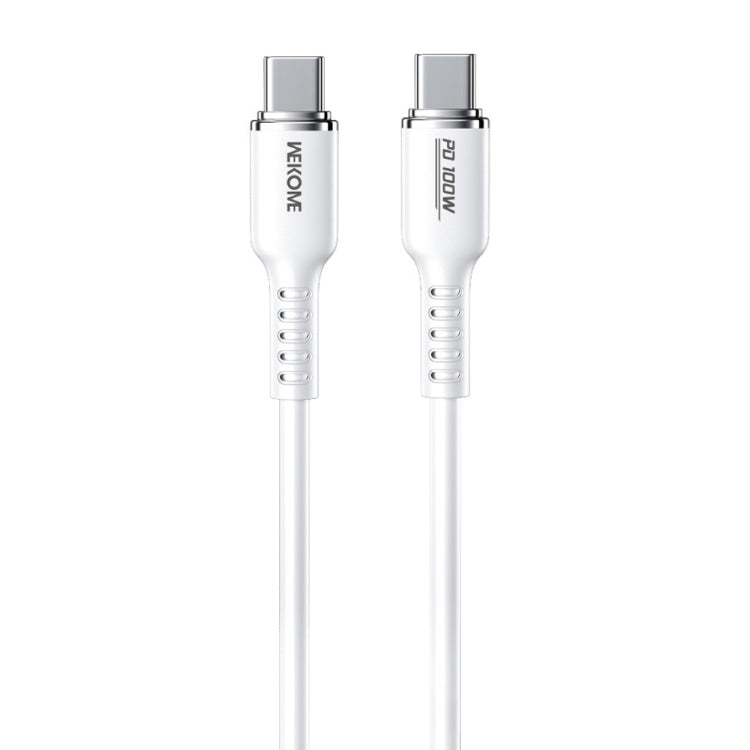 WK WDC-11 100W USB-C/Type-C to USB-C/Type-C Silicone Data Cable, Length: 1.2m