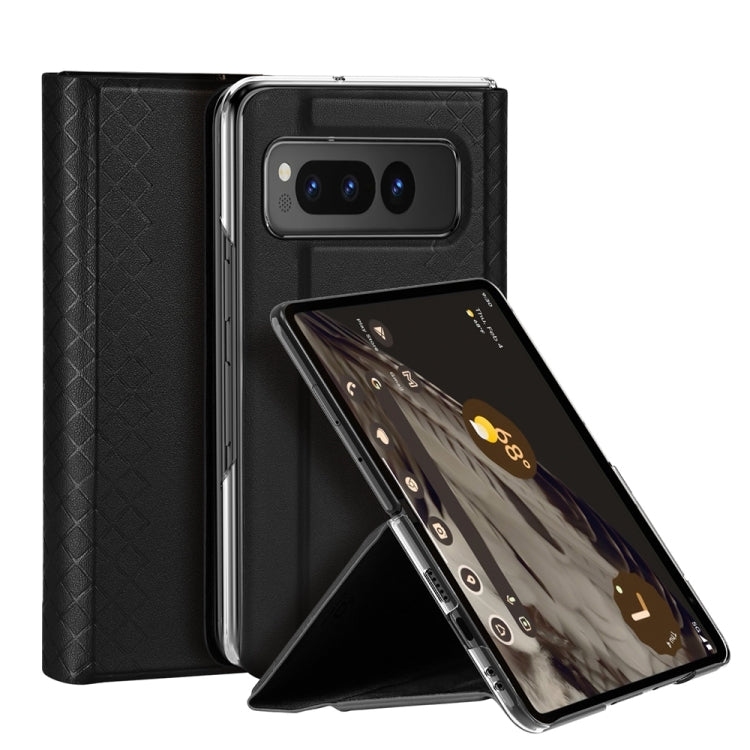For Google Pixel Fold DUX DUCIS Bril Series PU + TPU Phone Case