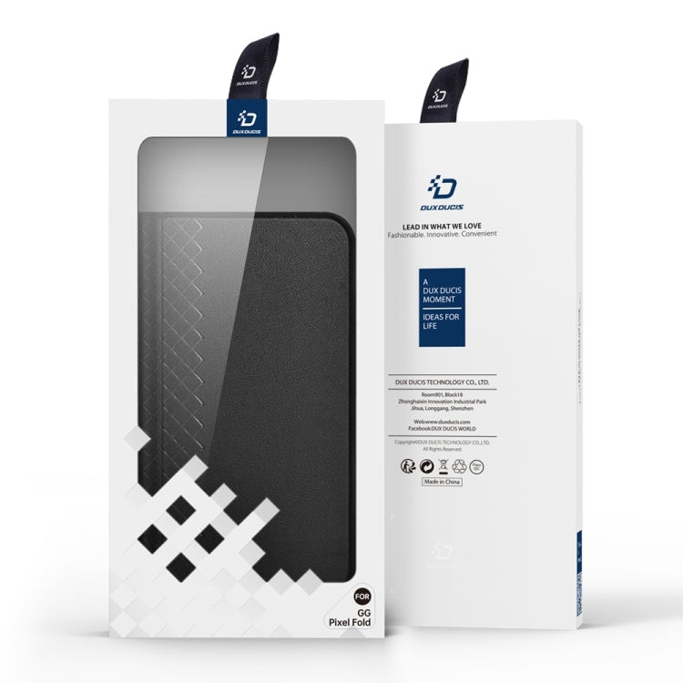 For Google Pixel Fold DUX DUCIS Bril Series PU + TPU Phone Case