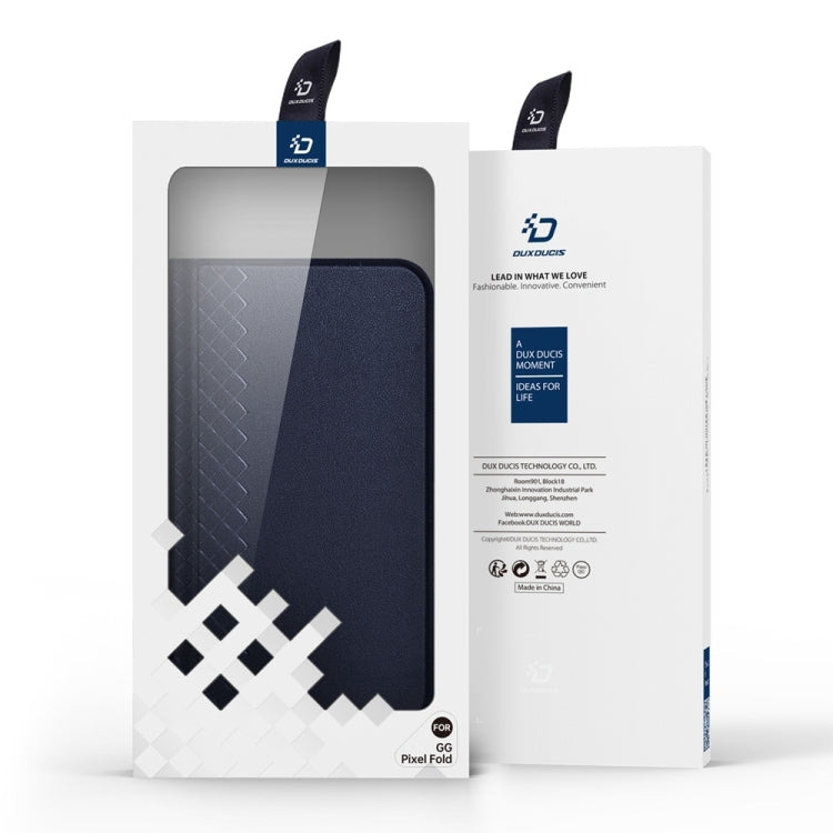 For Google Pixel Fold DUX DUCIS Bril Series PU + TPU Phone Case