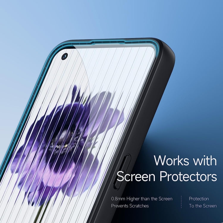 For Nothing Phone 2 Frosted TPU Shockproof Protective Phone Case(Black)