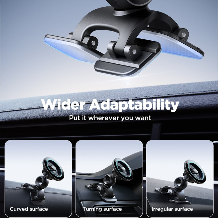 JOYROOM JR-ZS366 Triple Adhesion Claw Car Center Console Magnetic Phone Mount(Black)