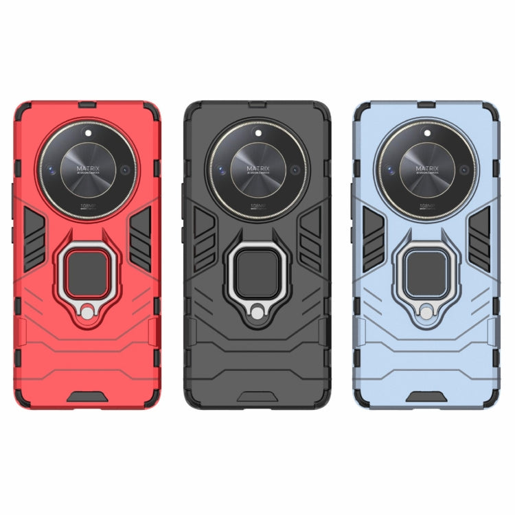 For Honor X50 PC + TPU Shockproof Protective Phone Case with Magnetic Ring Holder