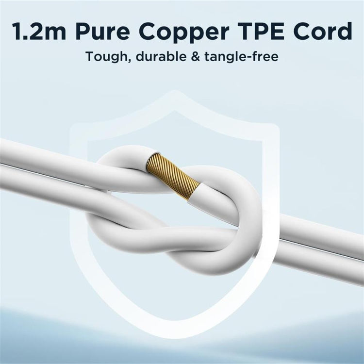 JOYRO0M JR-EC07 Type-C Metal Half In-Ear Wired Earphone, Length: 1.2m