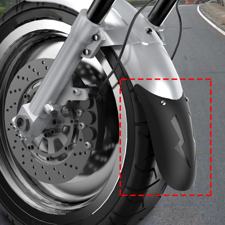 Motorcycle PP Modified Front Wheel Fender Dustproof Splash Flaps Mudguards Fender Guard, Style:01
