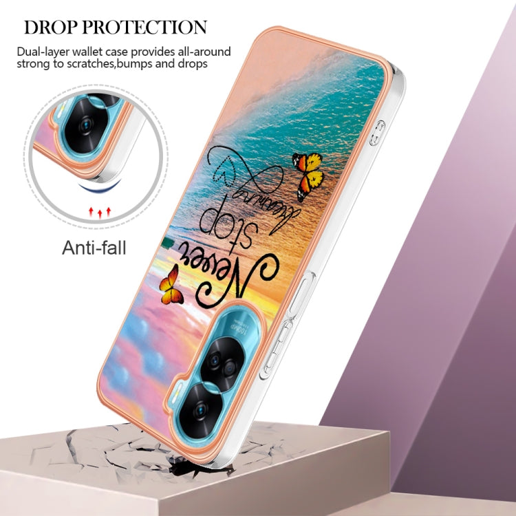 For Honor 90 Lite 5G Electroplating IMD TPU Phone Case