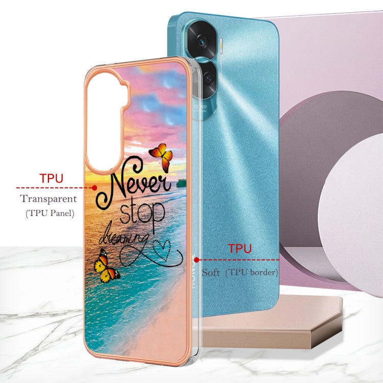 For Honor 90 Lite 5G Electroplating IMD TPU Phone Case