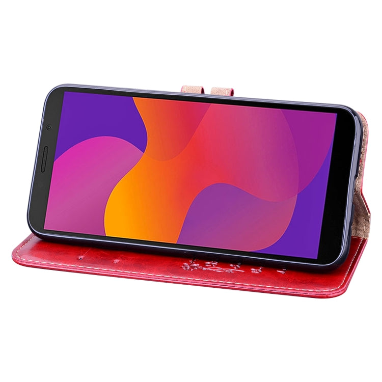 For Huawei Honor 9S Business Style Oil Wax Texture Horizontal Flip Leather Case with Holder & Card Slots & Wallet