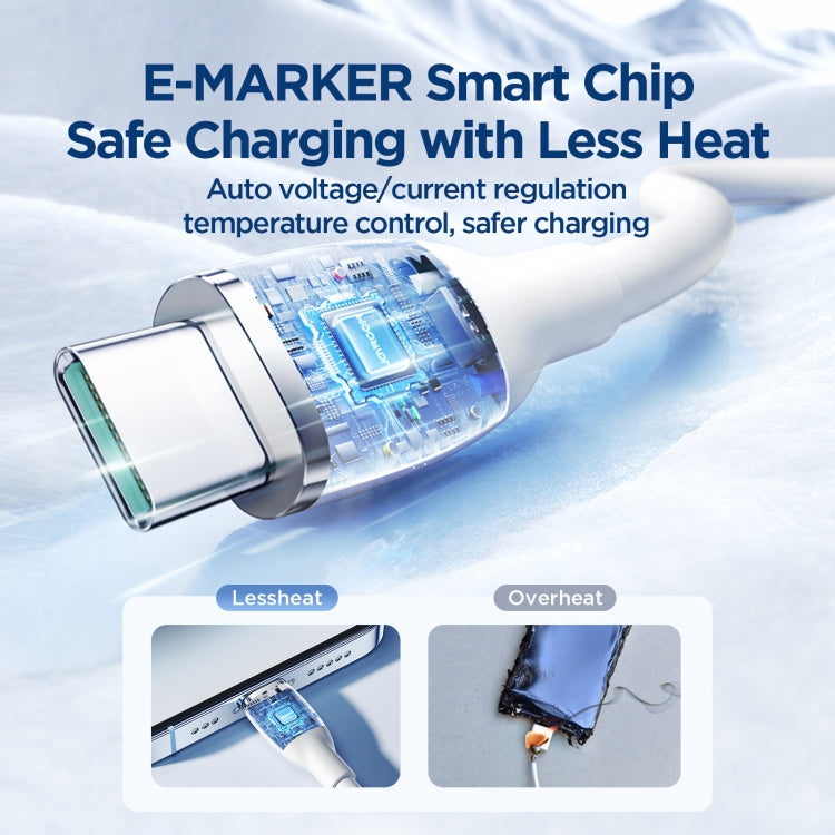 JOYROOM SA29-AC3 3A USB to USB-C/Type-C Liquid Silicone Fast Charging Data Cable, Length: 1.2m