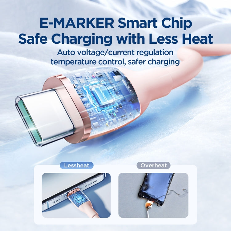 JOYROOM SA29-AC3 3A USB to USB-C/Type-C Liquid Silicone Fast Charging Data Cable, Length: 1.2m