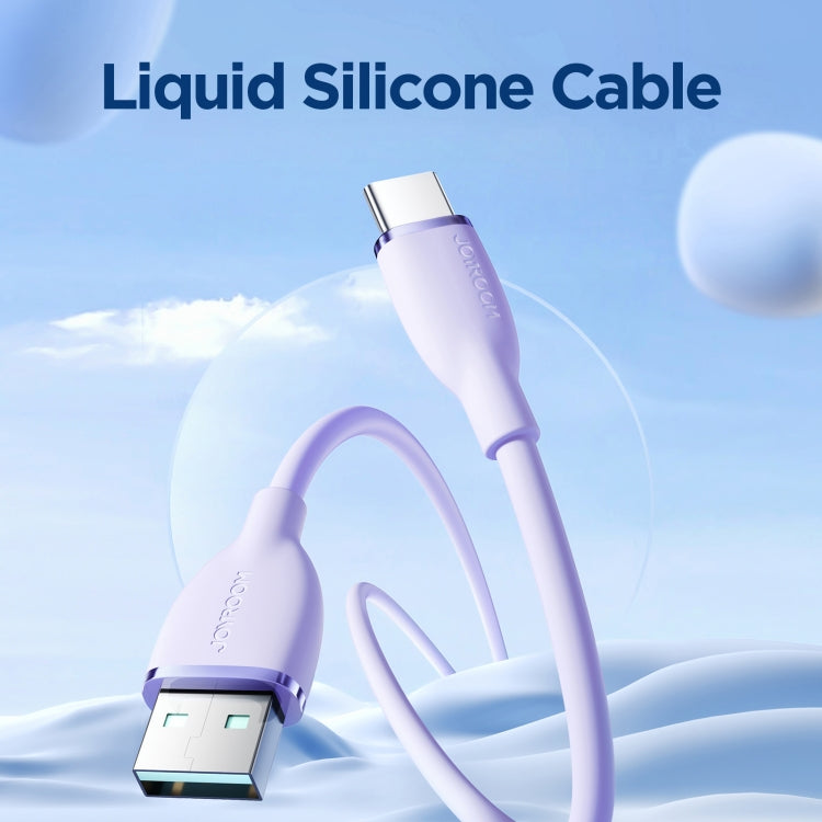 JOYROOM SA29-AC3 3A USB to USB-C/Type-C Liquid Silicone Fast Charging Data Cable, Length: 1.2m