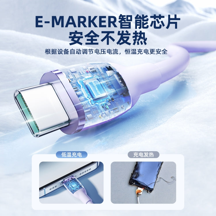 JOYROOM SA29-AC3 3A USB to USB-C/Type-C Liquid Silicone Fast Charging Data Cable, Length: 1.2m