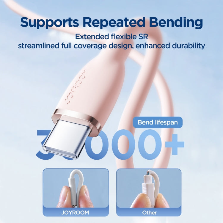 JOYROOM SA29-CC5 100W USB-C/Type-C to USB-C/Type-C Liquid Silicone Fast Charging Data Cable, Length: 1.2m